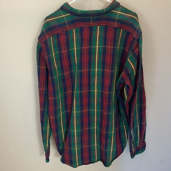 Vintage? Polo Ralph Lauren Plaid Thick Button Down Shirt “Shacket” like - Picture 7 of 7